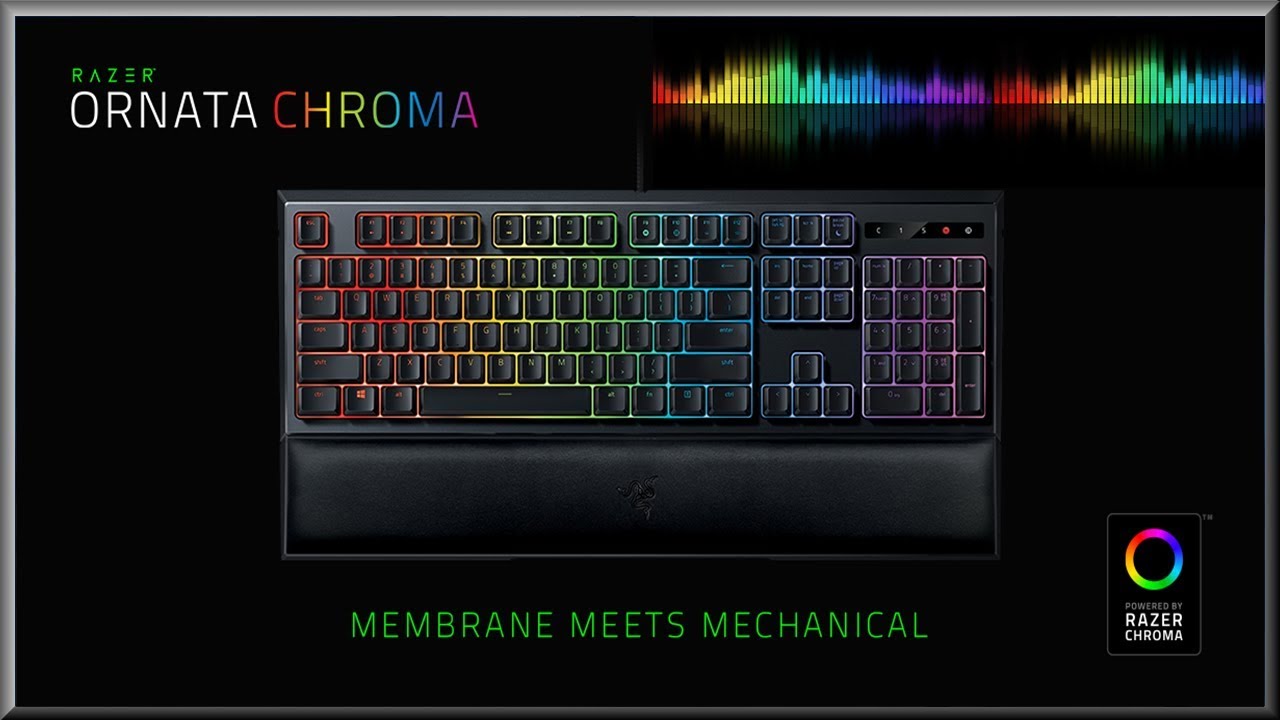 Razer Ornata Chroma Audio Visualizer - YouTube