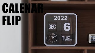Fartech Flip Clock with Auto Calendar Flipping system