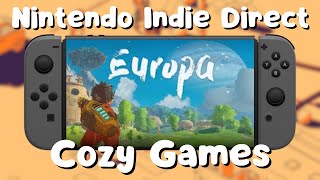 9 Brand NEW Cozy Games from Nintendo Indie World Direct April 2024