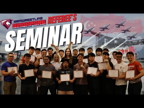 I Organized Singapore's FIRST Armwrestling Referee's Seminar!