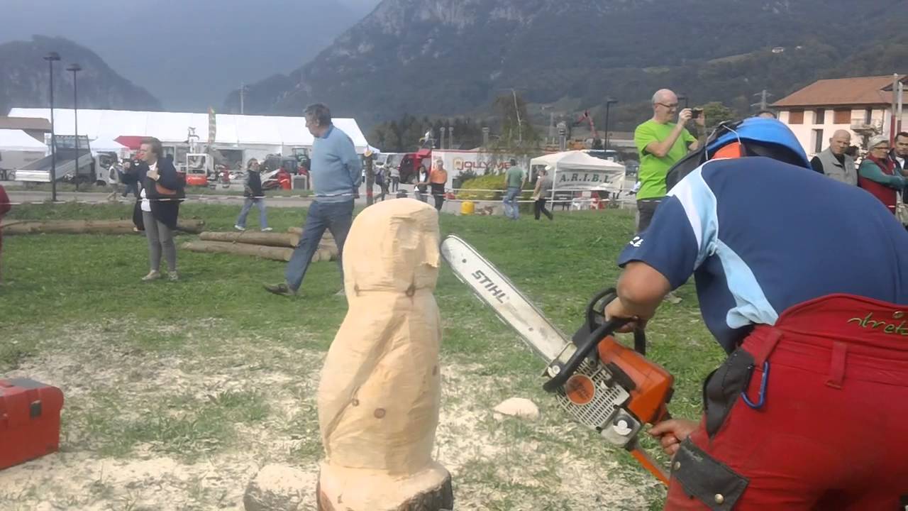Sculture Lignee con Motosega @ MZV2013 - by MEGCOM