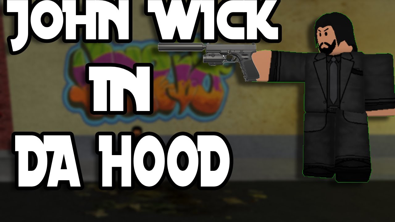 so i became JOHN WICK in roblox da hood 