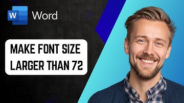 How to Make Font Size Larger than 72 in Microsoft Word [2025 Guide]