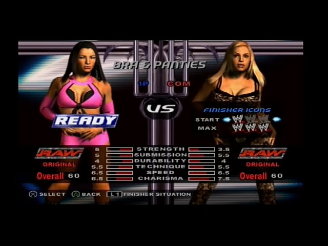 WWE: Bra & Panties Match [Played] card type Pre-Match Raw Deal