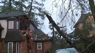 Tornado brings down power lines, causes structural damage in Humble, authorities say