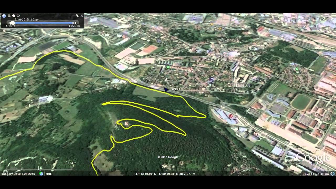 Trail des Forts de Besançon 2015 (GPS track) poster