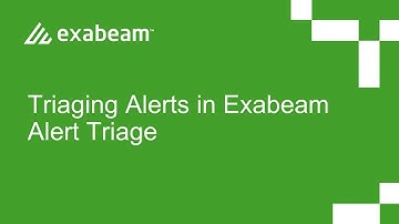 Triage Alerts in Exabeam Alert Triage