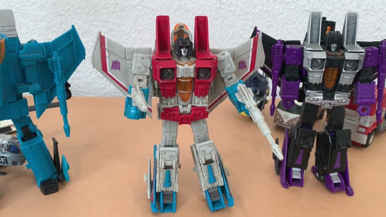 Así se transforma el Decepticon STARSCREAM de avión ✈️ a robot TRANSFORMERS G1 HASBRO