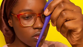 Wax removal on my mannequin hair 
