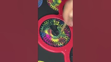 Turning Simple Lines into Masterpieces #art #asmr #satisfying #spirograph #shorts #2025