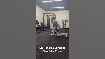 DB Reverse Lunge to Shoulder Press