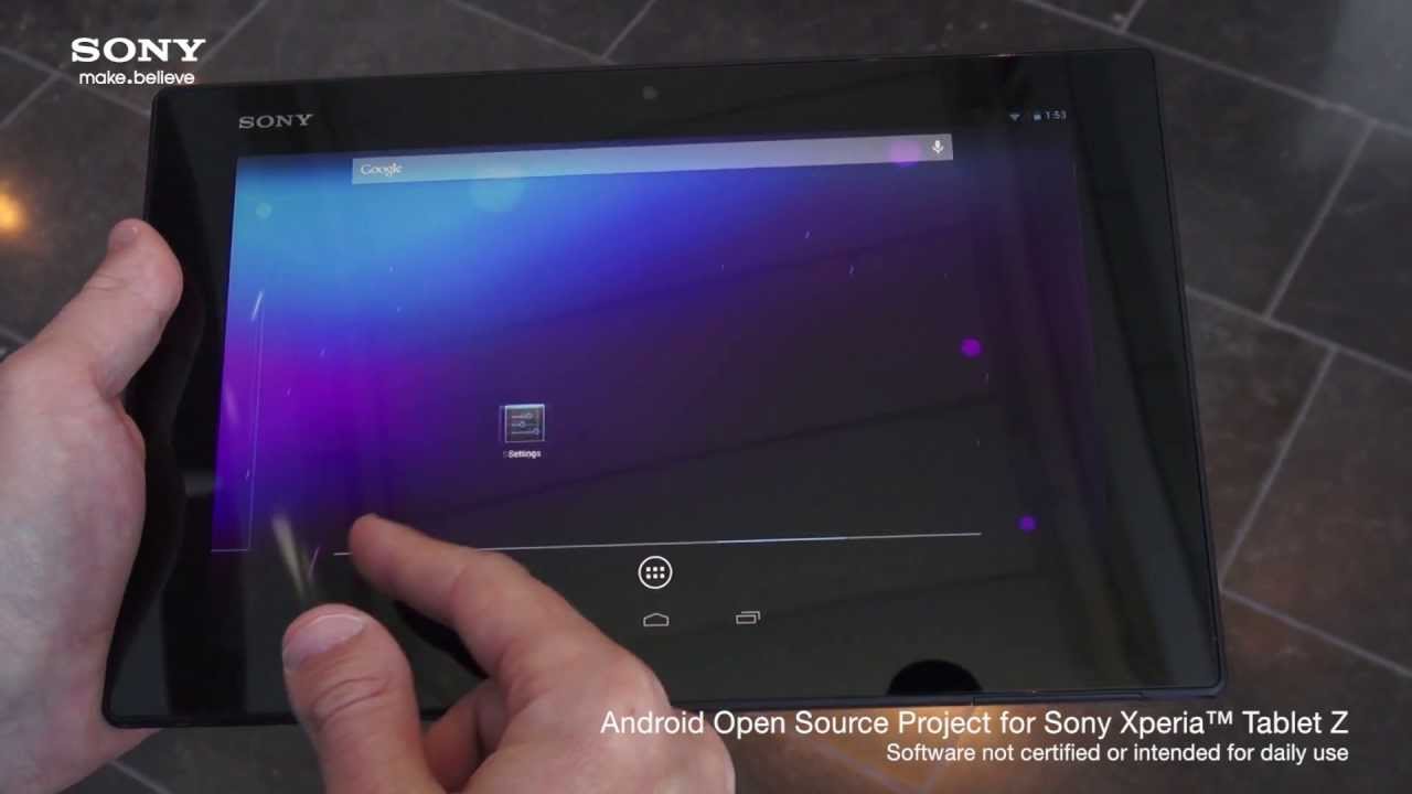 Test de la Sony Xperia Tablet Z (SGP321)