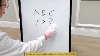 11134 dry erase a frame menu board dry erase sidewalk advertising whiteboard fixturedisplays