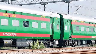 Indian Army Special Train | WAG-7 with Brand New AC Coaches