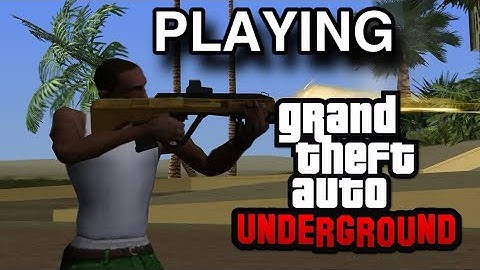 testing the gta underground mod (this is fun)