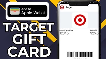 HOW TO ADD TARGET GIFT CARD TO APPLE WALLET (2025)