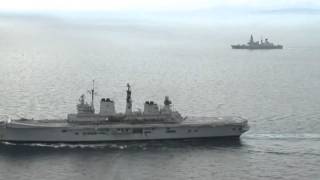 HMS Daring Handover of OP Patwin to HMS Illustrious in the Philippines [HD]