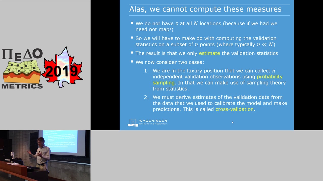 Spatial cross-validation and prediction error