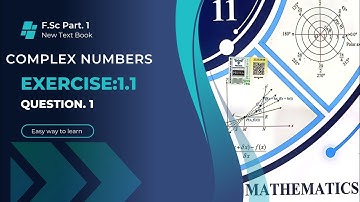 Class 11 Math | Complex Numbers | Exercise 1.1 Q.1 | Simple & Clear Method | @aroojssuperbmath512