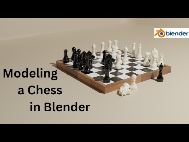 Blender Beginner's Tutorial - Make a Chess Rook 