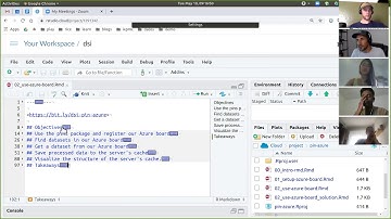 Azure, RStudio server, and pins