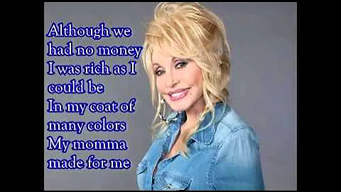 Coat of many colors- Dolly Parton with lyrics