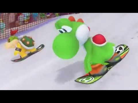 Mario and Sonic at the Sochi 2014 Olympic Winter Games - Racing Medley