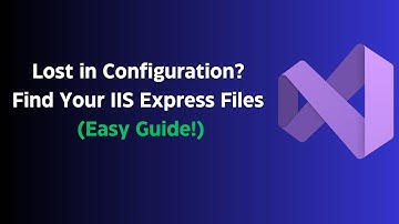 Where is the IIS Express configuration / metabase file found?