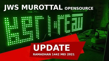 Update #1 JWS Murottal OpenSource Ramadhan 1442 Mei 2021 - Kompatibilitas Arduino Library