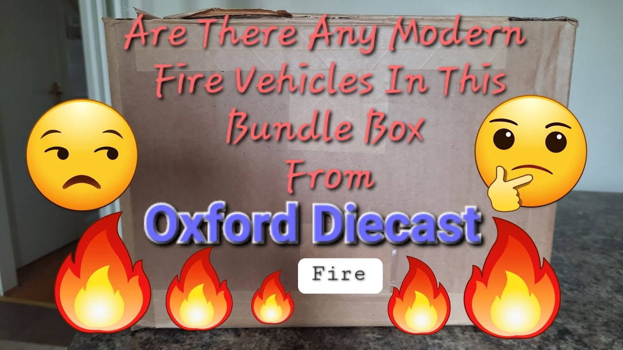 Oxford Diecast Fire Vehicles Bundle Box only £45
