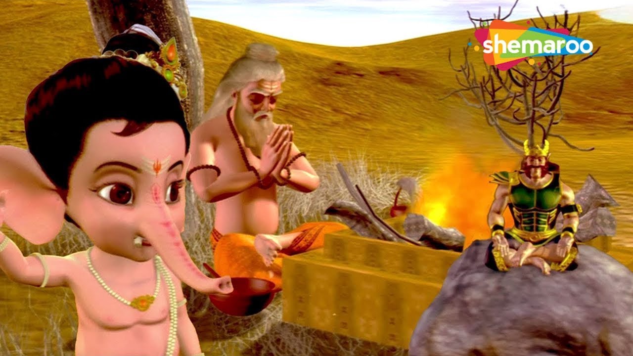 बाल गणेश और कावेरी नदी की कहानी |Bal Ganesh & Kaveri Nadi Story | 3D Hindi Story