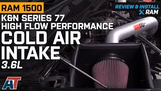 2013-2018 Ram K&N Series 77 High Flow Performance Cold Air Intake 3.6L Review & Install screenshot 5