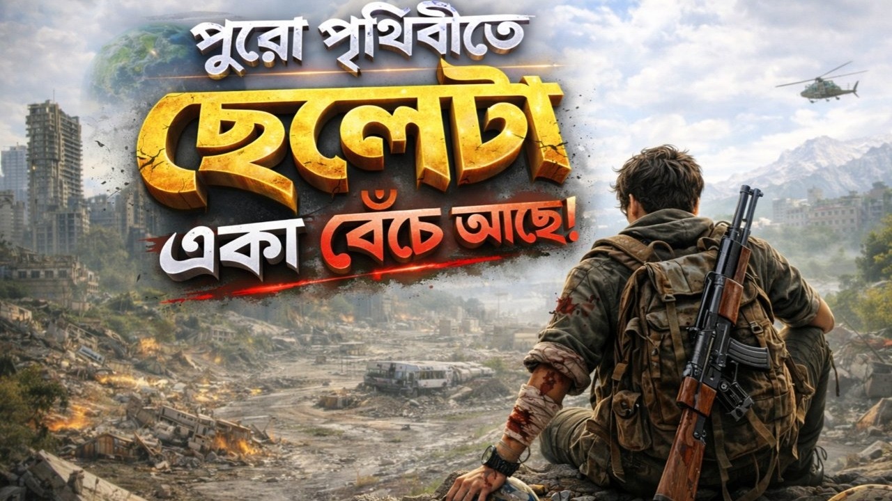 পুরো পৃথিবীতে শেষ মানুষ একা বেঁচে আছে! 😱 The Earth Avidice Movie Explain in Bangla