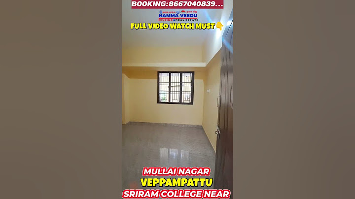 இப்படியொரு வீடு இந்த வட்டாரத்திலே இல்லை! சென்னையில் வீடு தேடுறீங்களா? பாருங்க! 👀House in Veppampattu