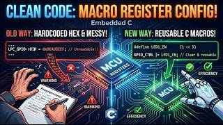 Stop Hardcoding Registers! Use C Macros Instead #macro #embeddedsystems News
