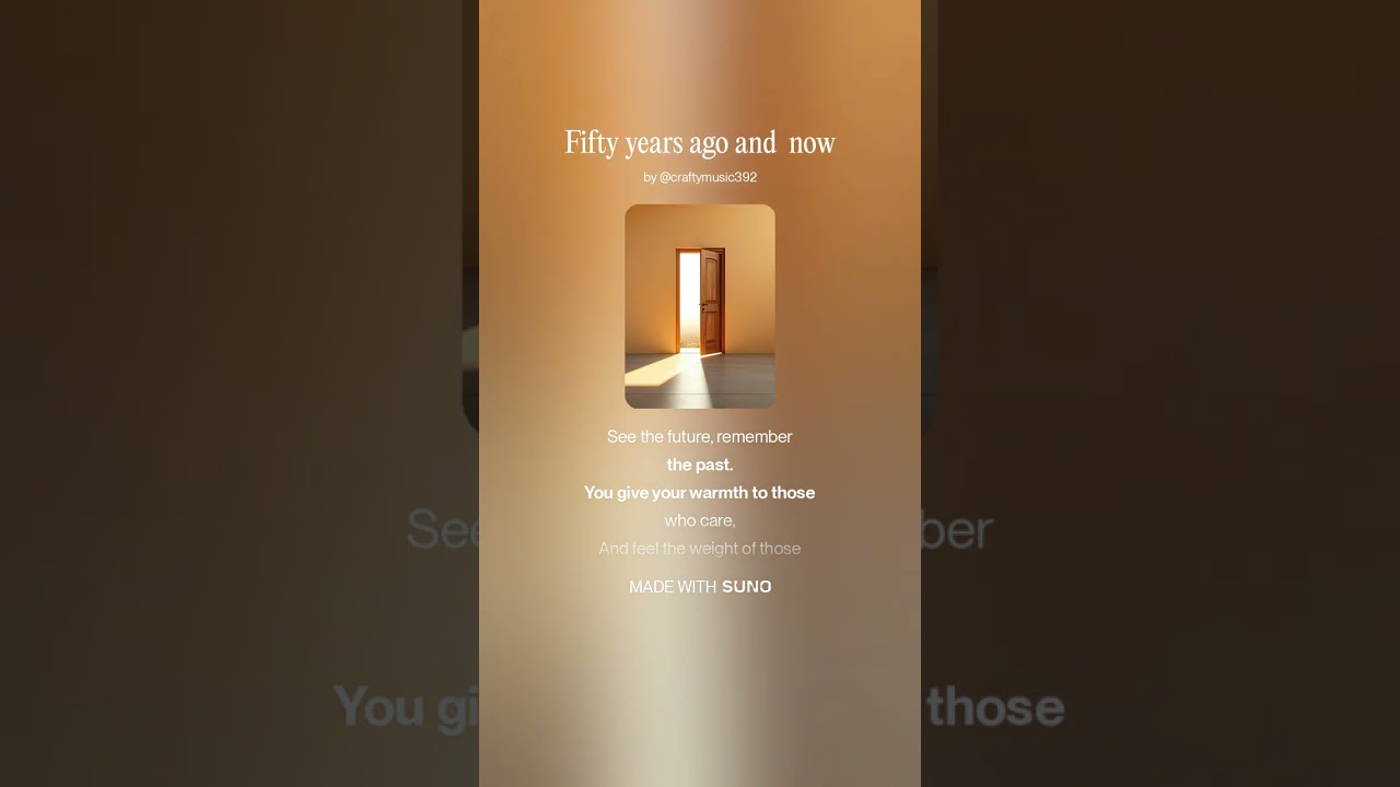 Fifty years ago and  now