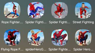 Rope Fighter Action,Spider Fighting,Street Fighting,Flying Rope Fighter,Spider Hero,Spider HeroFight screenshot 3