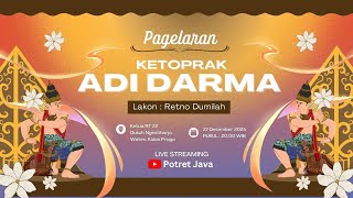 Download Lagu LIVE STREAMING PAGELARAN KETOPRAK ADI DARMA || LAKON: RETNO DUMILAH MP3