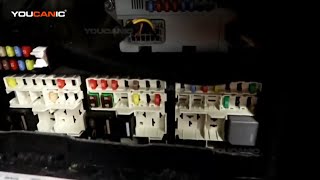 2015+ Jaguar XE - Fuse Box Locations (Engine Bay, Trunk and, Passenger's Foot Well)