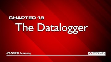 RANGER analyzers tutorial: [18] Datalogger