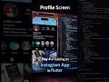 Day 4 of building Instagram using flutter in 30 seconds