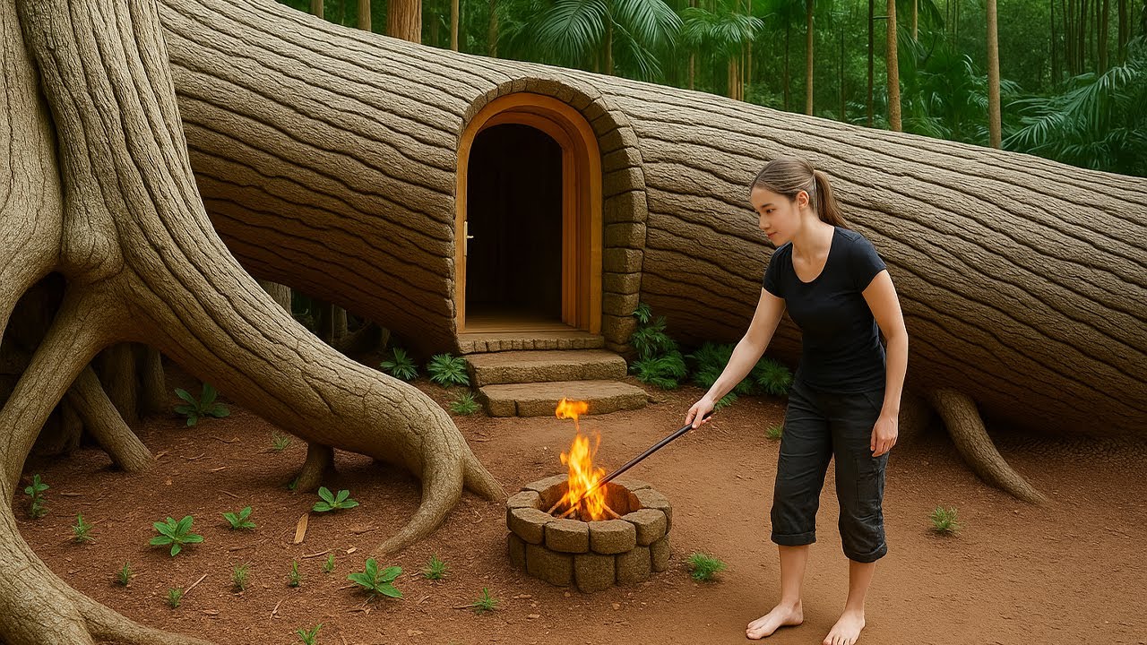 120 Days Alone in the Rainforest | Solo Bushcraft, Survival & Building ...