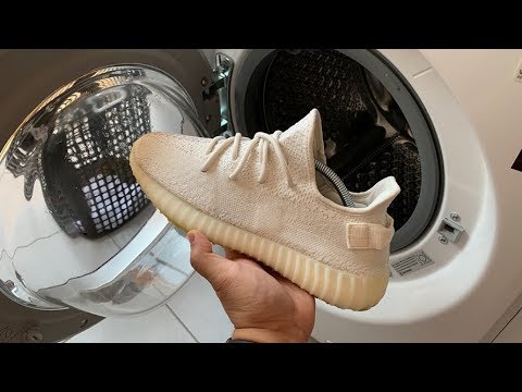 can you put yeezys in the washer