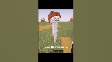 Minecraft: Skeleton become good ❤️ #trending #minecraft #shorts #youtubeshorts #shortsfeed #funny