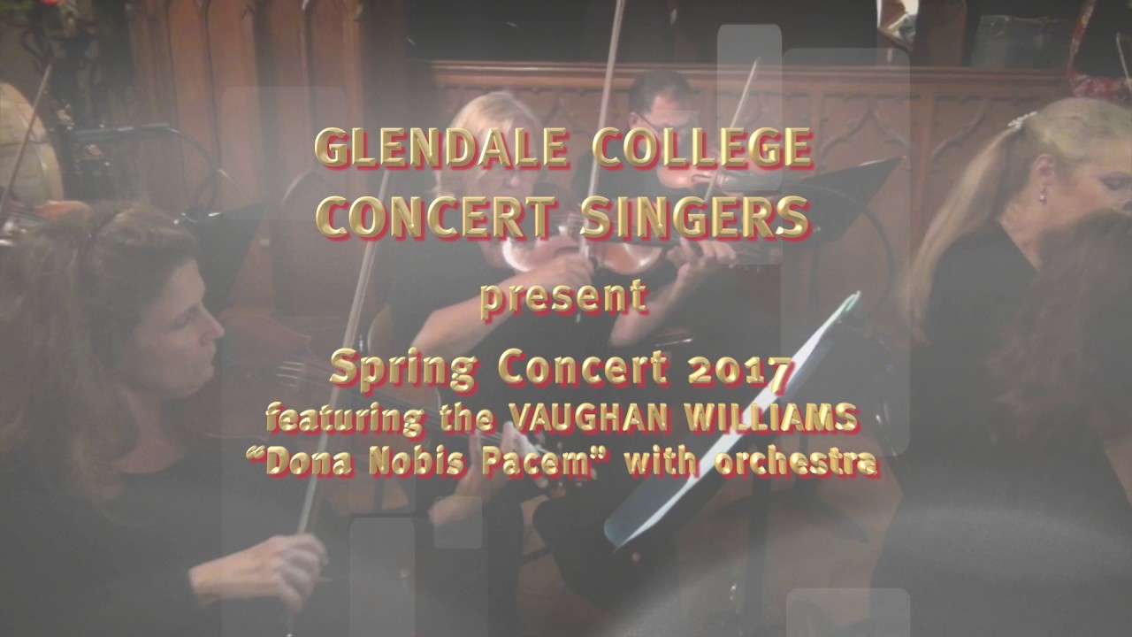 Glendale College Concert Singers Spring 2017