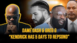 Dame Dash Talks Drake's Response to Kendrick Lamar, Rick Ross, OJ Simpson Death and More.