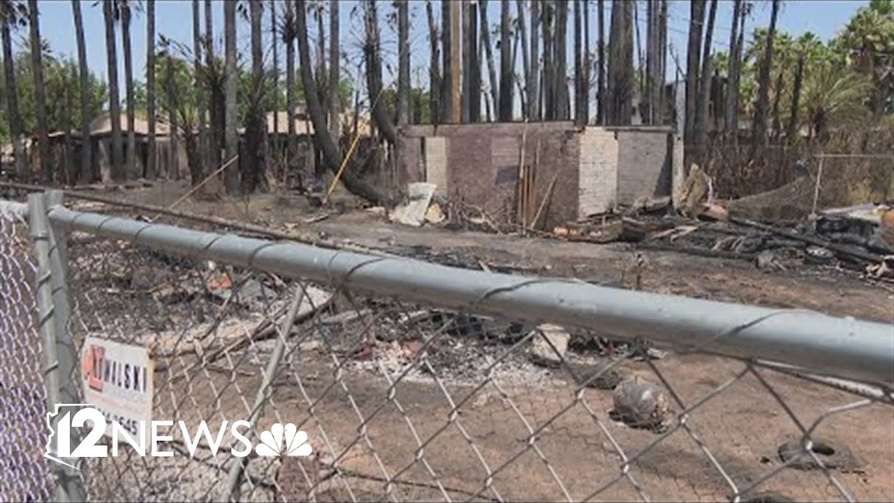 Community reacts after massive fire in central Phoenix - YouTube