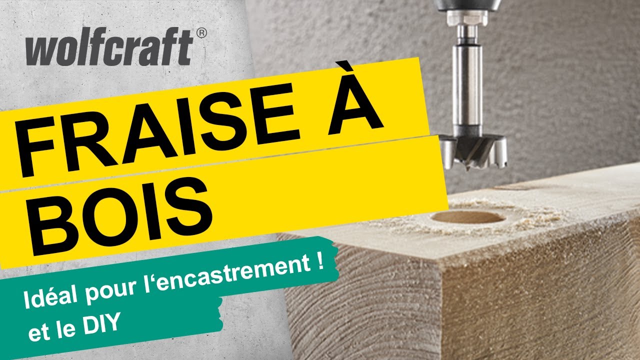 Fraise à bois d'encastrement wolfcraft 