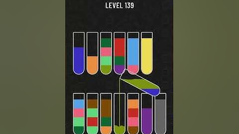 Water Sort Puzzle level 139 | Gameplay Mobile Games