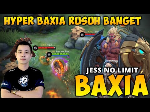Hyper Baxia Jess No Limit Rusuh, Tebal & Damage Sakit | Top Global Mobile Legends @officialmgid
